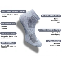 3_Pair Set Unisex Casual Cotton Printed Low Cut Socks (Multicolor)