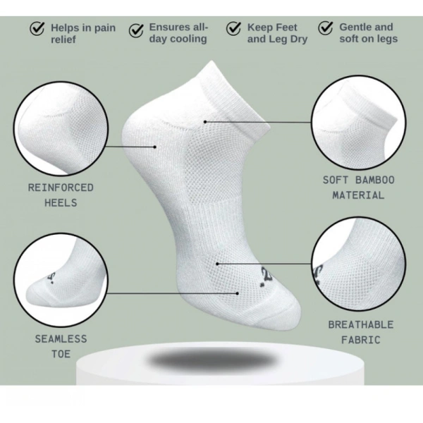 3_Pair Set Unisex Casual Cotton Printed Low Cut Socks (Multicolor)