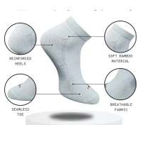 3_Pair Set Unisex Casual Cotton Printed Low Cut Socks (Multicolor)