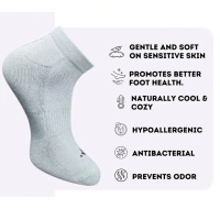 3_Pair Set Unisex Casual Cotton Printed Low Cut Socks (Multicolor)