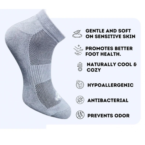 3_Pair Set Unisex Casual Cotton Printed Low Cut Socks (Multicolor)