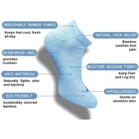 3_Pair Set Unisex Casual Cotton Printed Low Cut Socks (Multicolor)