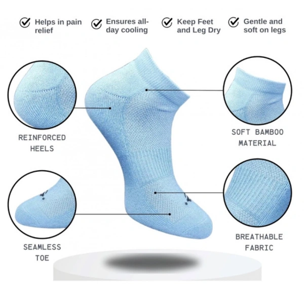 3_Pair Set Unisex Casual Cotton Printed Low Cut Socks (Multicolor)