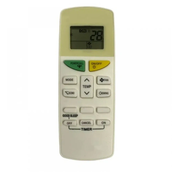 Remote No. 132I (No Backlight), Compatible for Daikin Inverter AC Remote Control (Exactly Same Remote will Only Work)
