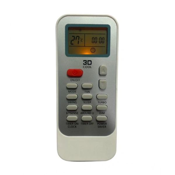 Generic AC Remote No.129 Whirlpool AC Remote Control (White) - White