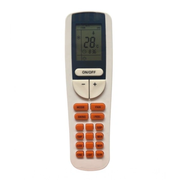 Generic AC Remote No.133 No Backlight Godrej AC Remote Control (White) - White