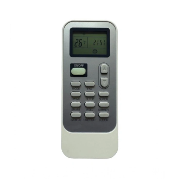 Generic AC Remote No.134 No Backlight Llyod AC Remote Control (White) - White