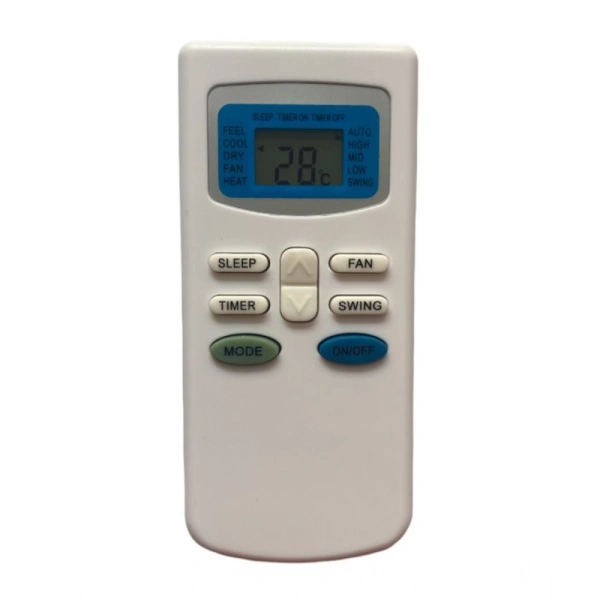 Generic AC Remote No.17 No Backlight Bluestar AC Remote Control (White) - White