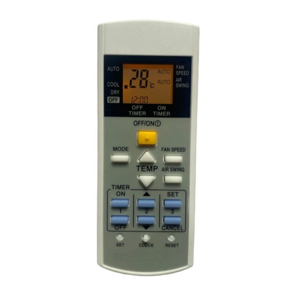 Generic AC Remote No.29 with Backlight Panasonic AC Remote Control (White) - White