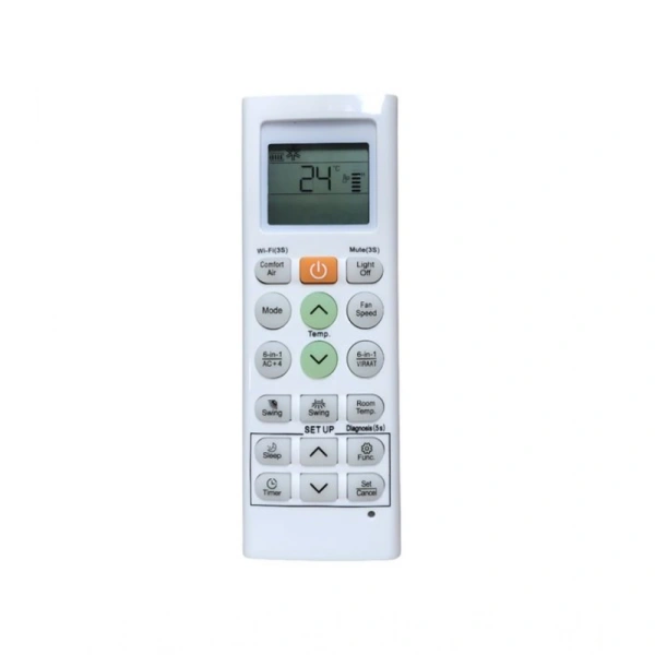 Generic AC Remote No.36S 6-in-1 VIRAAT Mode for LG AC Remote Control (White) - White