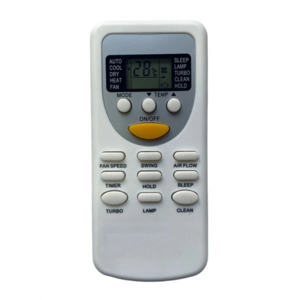 Generic AC Remote No.49 No Backlight Llyod AC Remote Control (White) - White