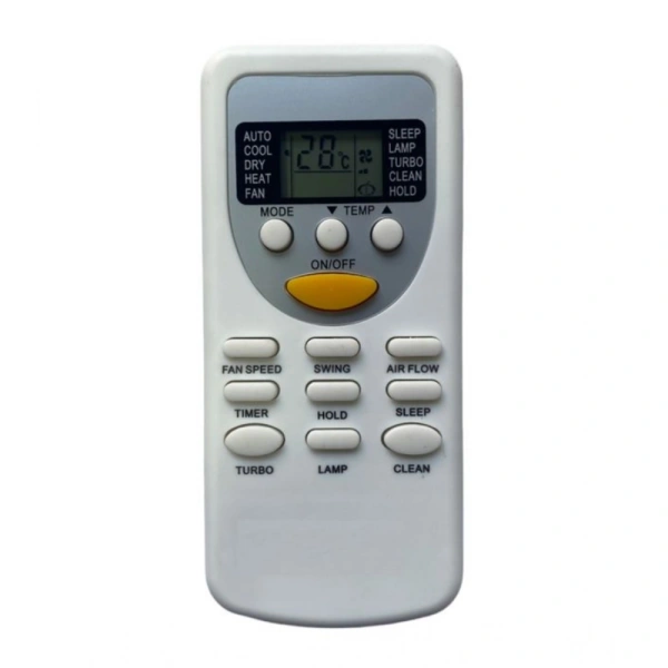 Generic AC Remote No.49 No Backlight Videocon AC Remote Control (White) - White