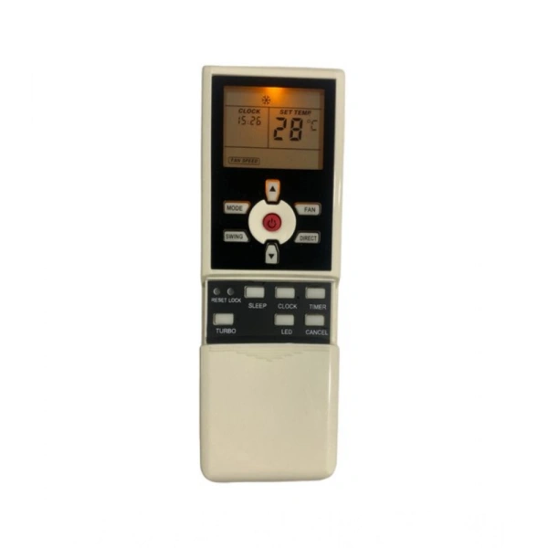 Generic AC Remote No.55 with Backlight Videocon AC Remote Control (White) - White