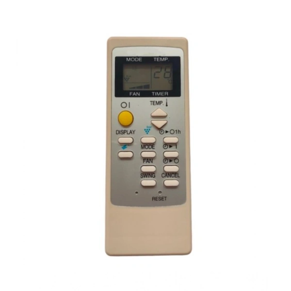 Generic AC Remote No.76 No Backlight Sharp AC Remote Control (White) - White