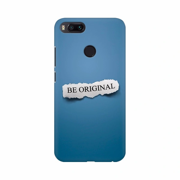 Shopnav Asus ZenFone Max M2 Be original Text with Blue background Mobile Case - Blue, 0.25, Text