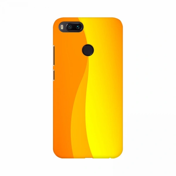 Shopnav Apple iphone 8 Curve Shape Orange background Mobile Case Cover