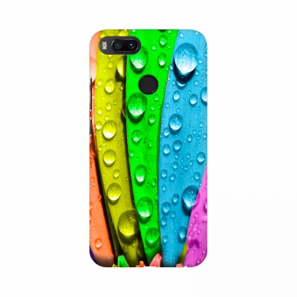 Shopnav Apple iphone 8 Different Color Leaves with waterdrops Mobile Case