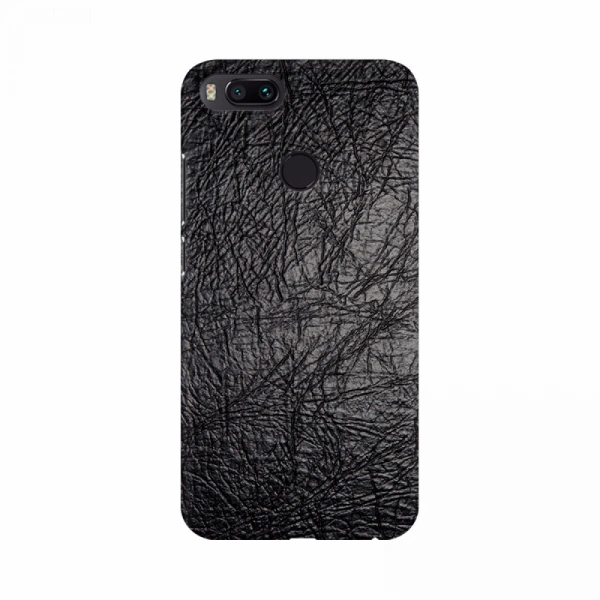 Shopnav Apple iphone XR Black Leather Design Mobile Case Cover