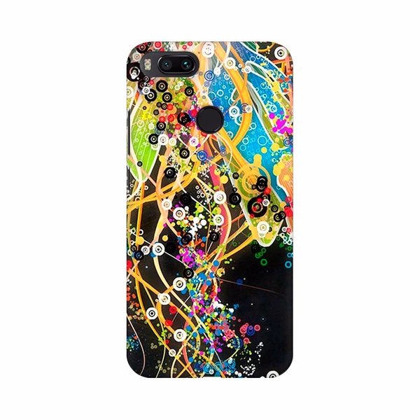 Shopnav One Plus 6 Colorful Designs Background Mobile Case Cover - Multi, Hard Case, 0.25, Music