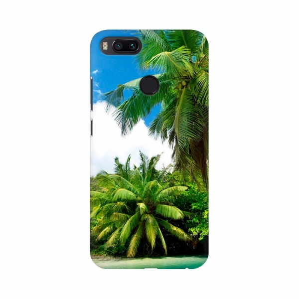 Shopnav Apple iphone 11 River with Beautiful Coconut Trees Mobile Case Cover