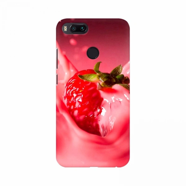 Shopnav Apple iphone 8 Strawberry Milk Shake Background Mobile Case Cover