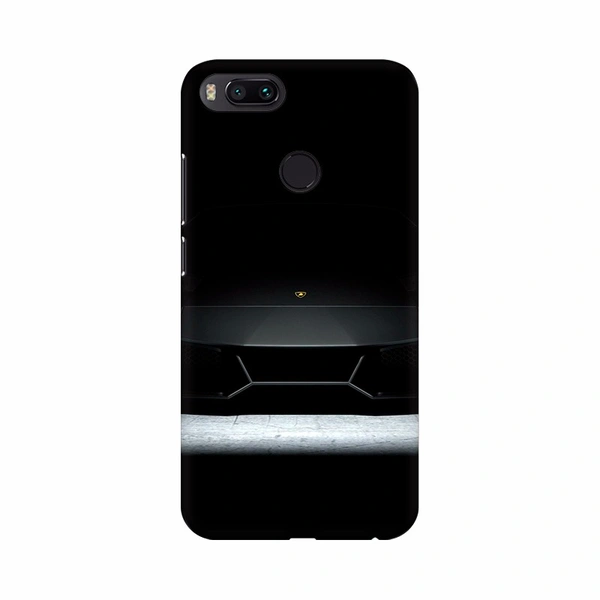 Shopnav Mi A2 Dark Car Mobile Case Cover - Black, 0.25, Random