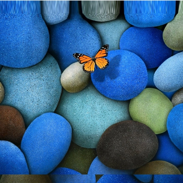 Shopnav Apple iphone 6s Colorful Stones and butterfly Mobile Case Cover