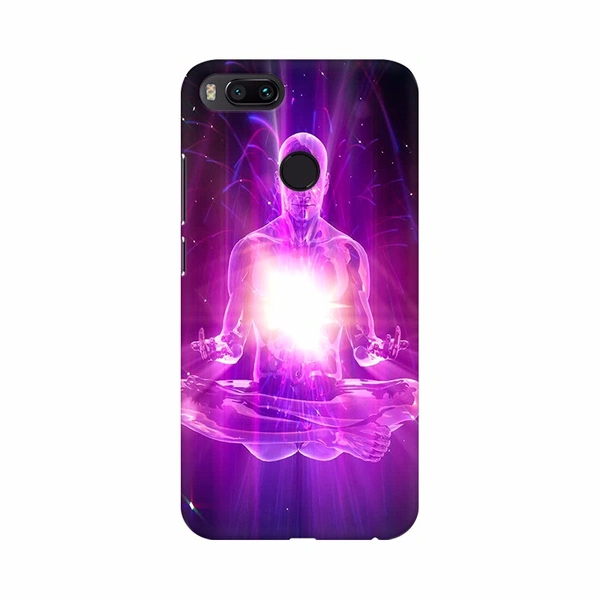 Shopnav Redmi Note 7 Pro Meditation in Universe Mobile Case Cover - Purple, 0.25, Abstract and illusions