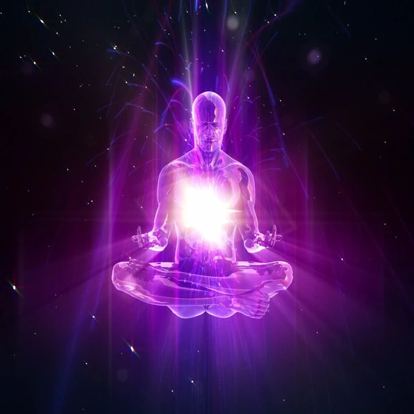 Shopnav Redmi Note 7 Pro Meditation in Universe Mobile Case Cover - Purple, 0.25, Abstract and illusions