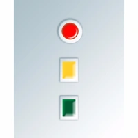 Shopnav Apple iphone Xs Max Signal Button Red, Orange and Green Mobile Case - Multi, 0.25, Digital Art