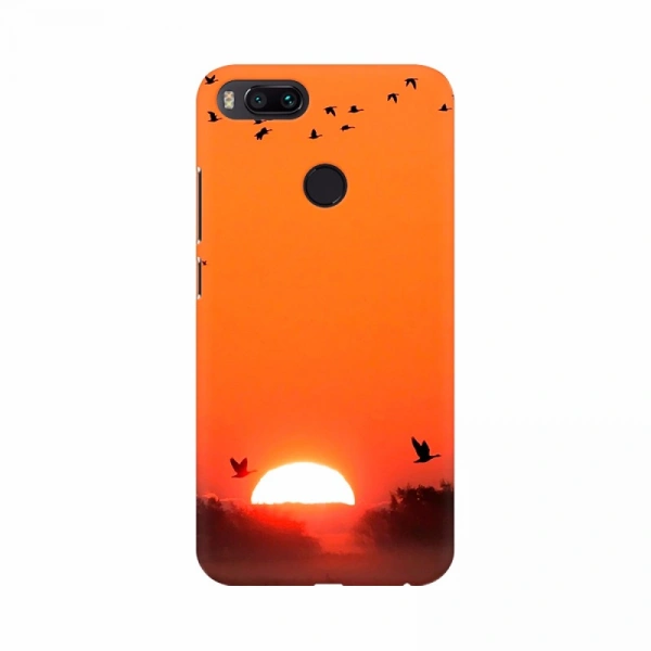 Shopnav Apple iphone 8 Sunrise with Birds Mobile Case Cover
