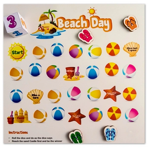 Beach game Wooden Board Game Toys (MultiColor)