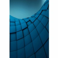 Shopnav Vivo Z1x Blue Color Box Pattern Mobile case cover - Blue, 0.25, Random