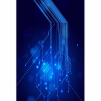 Shopnav Vivo V17Pro Blue color Circuit Mobile Case Cover - Blue, 0.25, Abstract and illusions