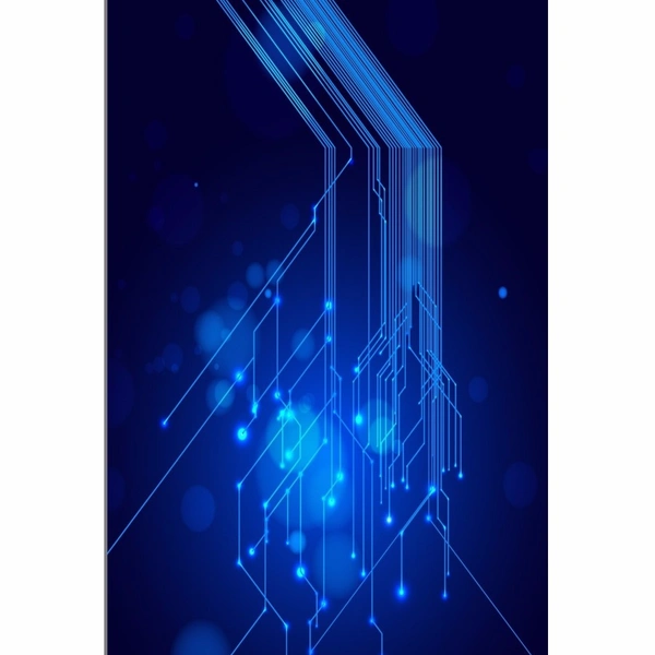 Shopnav Vivo V17Pro Blue color Circuit Mobile Case Cover - Blue, 0.25, Abstract and illusions