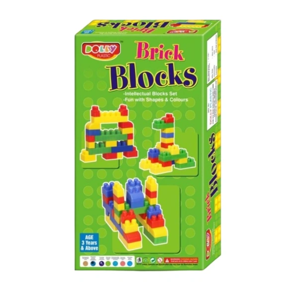 shopnav's Brick Blocks | Plastic | Educational Toys | 3+ Years