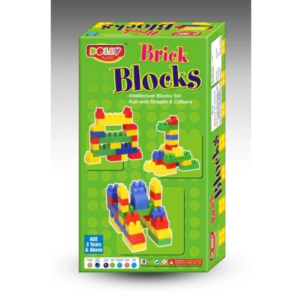 shopnav's Brick Blocks | Plastic | Educational Toys | 3+ Years