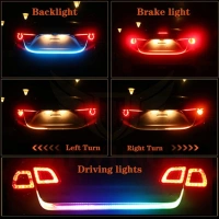 Shopnav Car Dicky Light With Indicator .Brake Light Car Fancy Lights ( Multicolor) - Multicolor