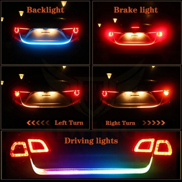 Shopnav Car Dicky Light With Indicator .Brake Light Car Fancy Lights ( Multicolor) - Multicolor