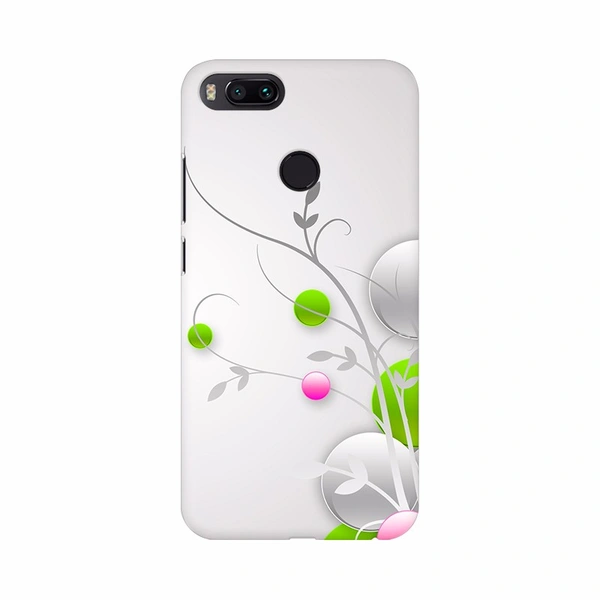Shopnav Asus ZenFone Max Pro M1 Floral Design White Background Case - Grey, 0.25, Flower