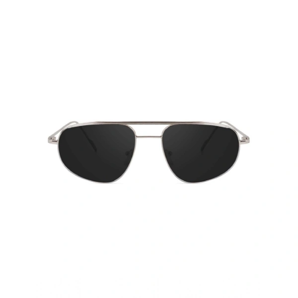 Shopnav Classic Unisex Uv400 Protection Sunglasses (Silver)