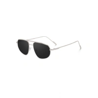 Shopnav Classic Unisex Uv400 Protection Sunglasses (Silver)