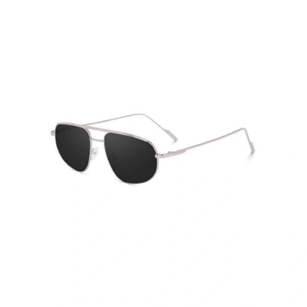 Shopnav Classic Unisex Uv400 Protection Sunglasses (Silver)