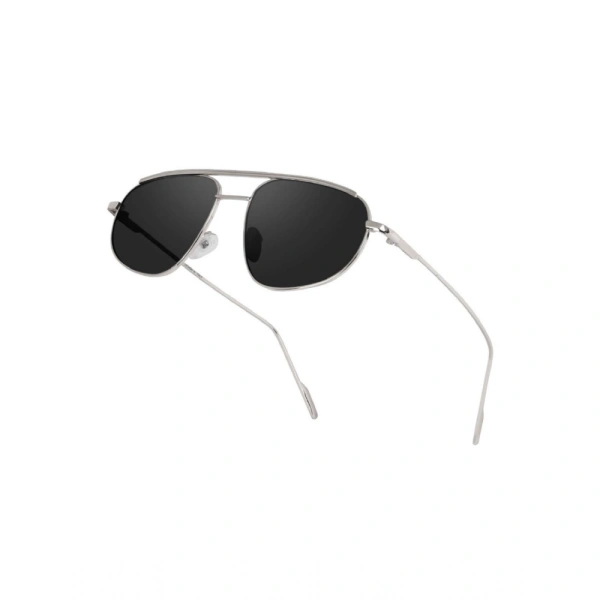 Shopnav Classic Unisex Uv400 Protection Sunglasses (Silver)