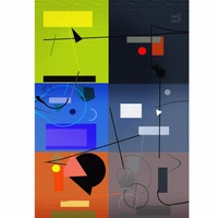 Shopnav Samsung Galaxy S10 Colorful Geomentric Symbol Mobile case cover - Multi, 0.25, Digital Art