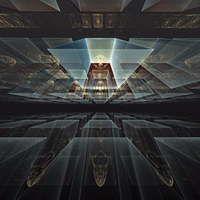 Shopnav Honor 8C Diamond Mobile Case Cover - Multi, 0.25, Abstract and illusions