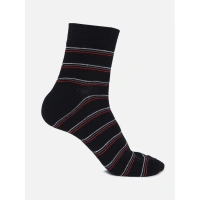 Generic 5 Pairs Men's Casual Cotton Blended Printed Mid-Calf length Socks (Assorted) - 0.35, Assorted