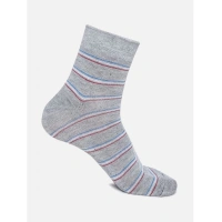 Generic 5 Pairs Men's Casual Cotton Blended Printed Mid-Calf length Socks (Assorted) - 0.35, Assorted
