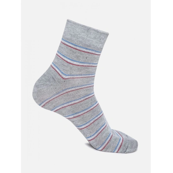 Generic 5 Pairs Men's Casual Cotton Blended Printed Mid-Calf length Socks (Assorted) - 0.35, Assorted
