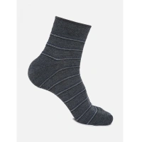 Generic 5 Pairs Men's Casual Cotton Blended Printed Mid-Calf length Socks (Assorted) - 0.35, Assorted